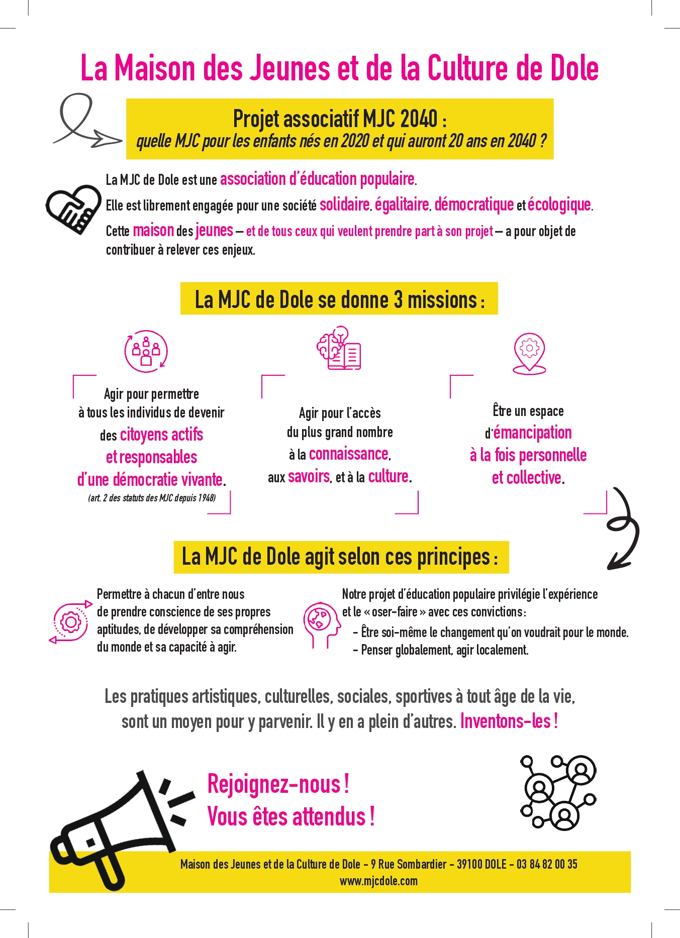 2022 01 01 MJC 2040 le projet associatif de la MJC de Dole