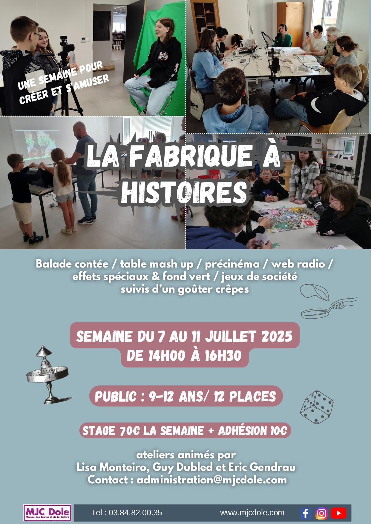 2025 06 06 Semaine Fabrique a H 9 12 ans 7 au 11 juillet min