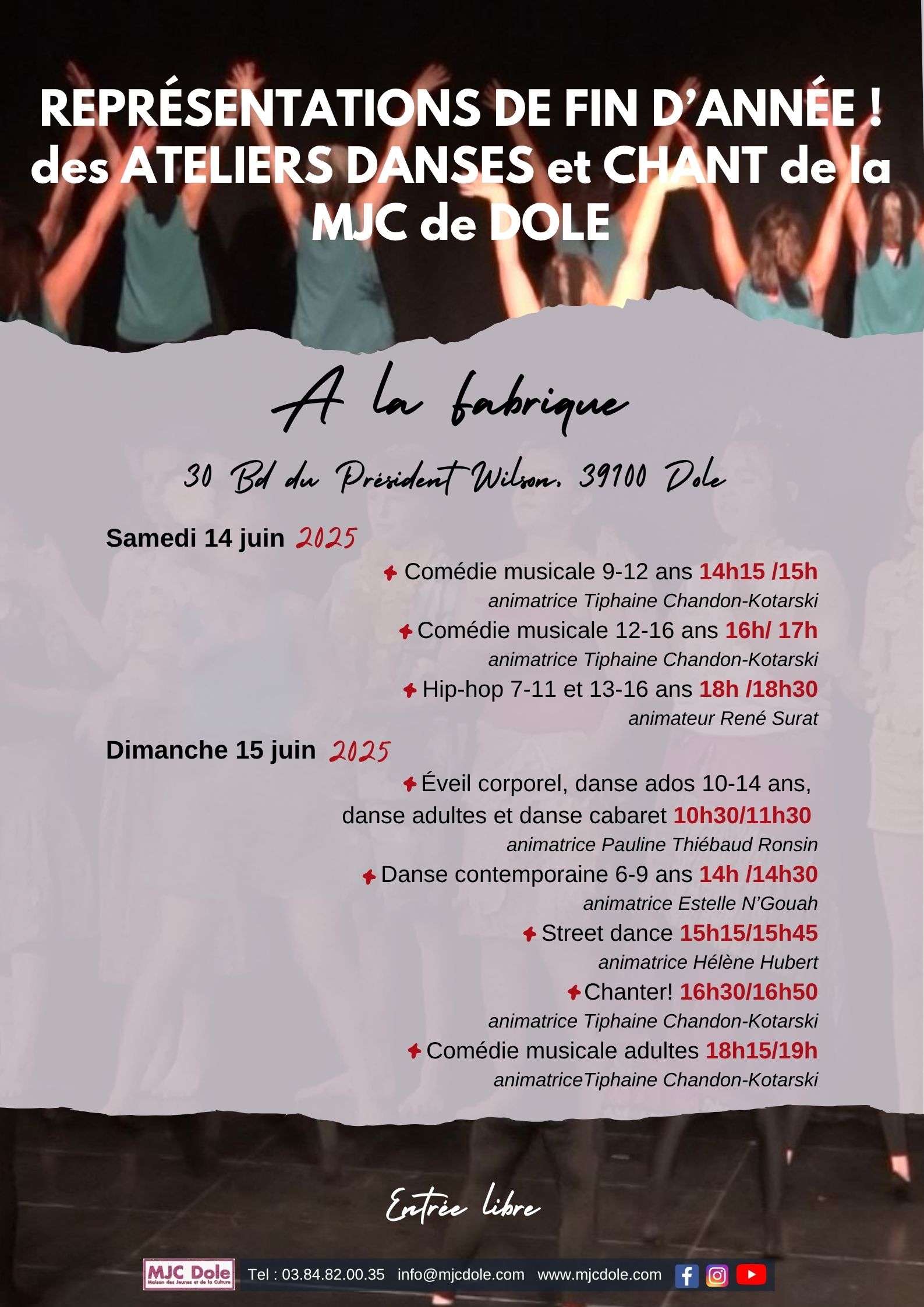 20250603 RESTITUTION ATELIERS DE DANSE MJC JUIN 2025