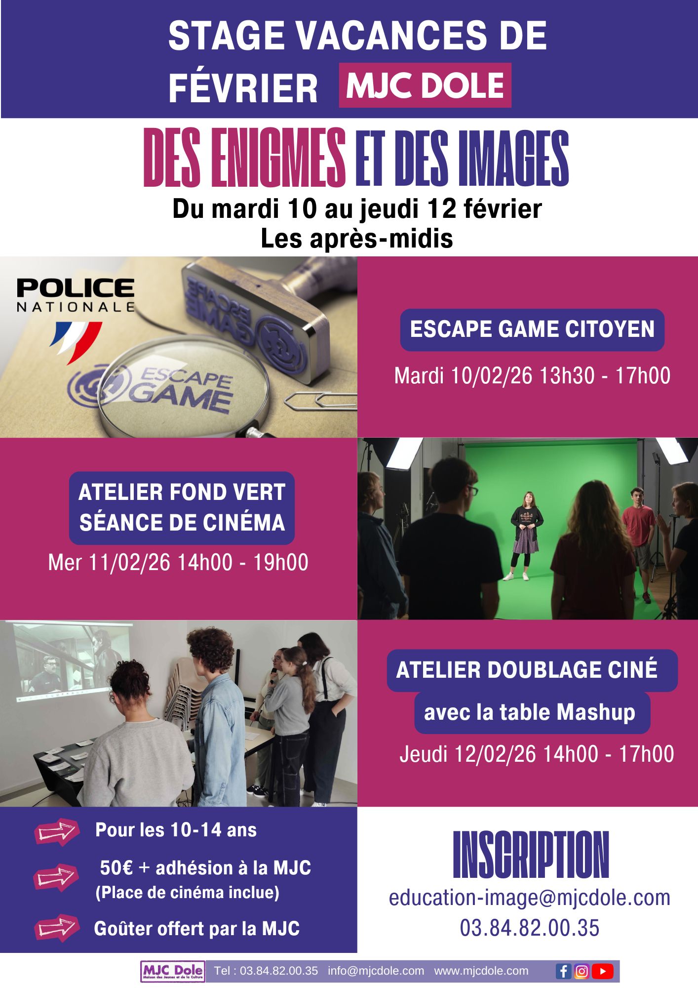 2026 01 20 STAGE vacances février