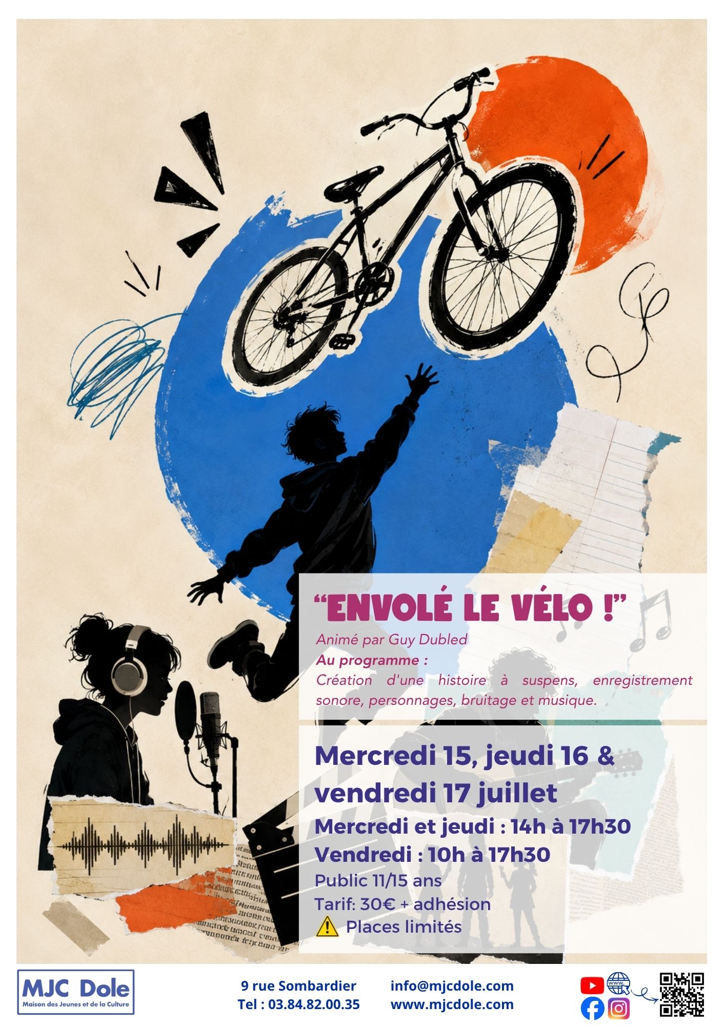 2026 06 09 affiche stage juillet Guy