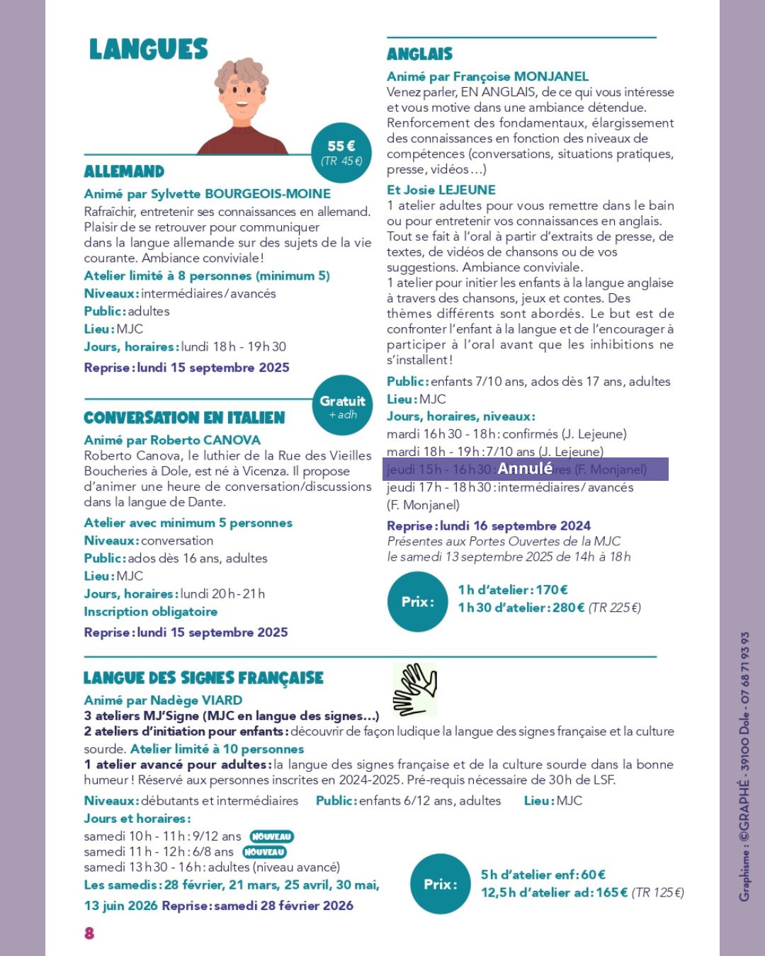 Changements PLAQUETTE 2025 2026 2