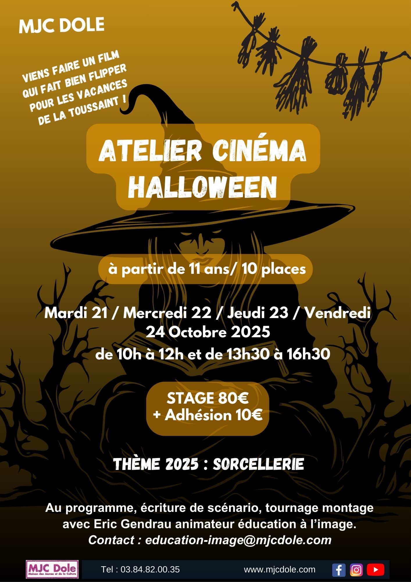 Copie de 2024 09 25 ATELIER CINEMA HALLOWEEN publi